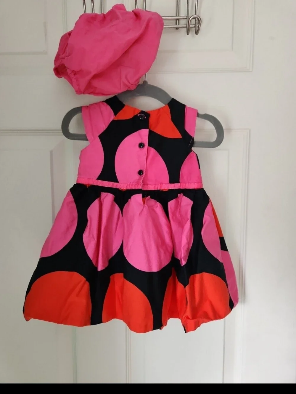 The Children's Place Pink & Black Patterned Toddler Dress